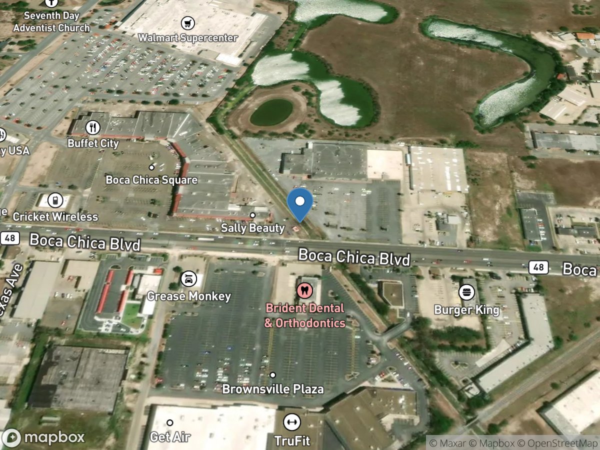 N Main Drain at Boca Chica Hwy, Brownsville, TX location