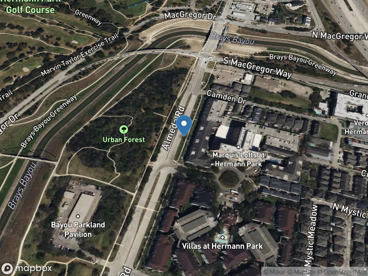 Almeda LID Inflow, Houston, TX location