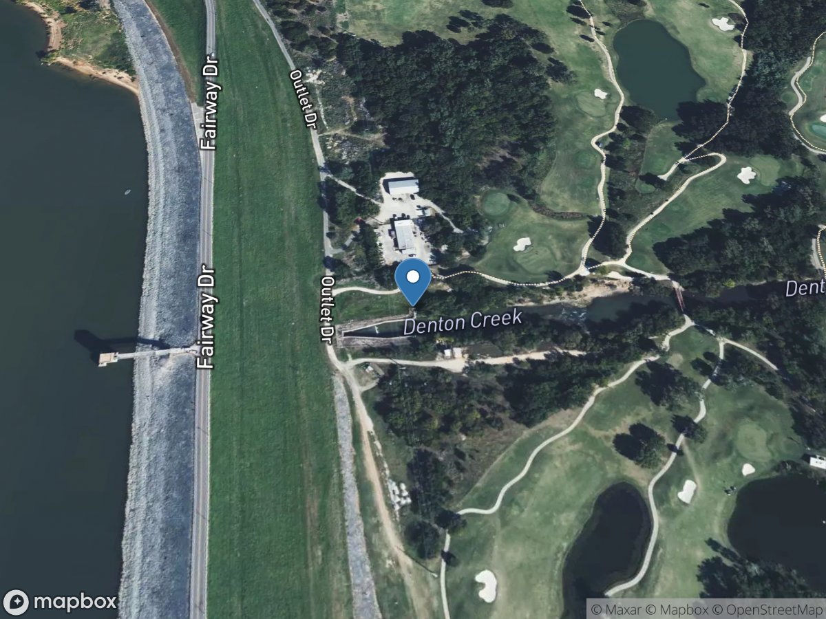 Grapevine Lake Seepage Weir No 2 near Coppell, TX location