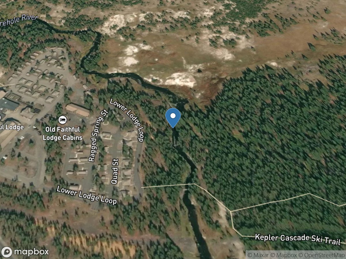 Firehole River at Old Faithful, YNP location