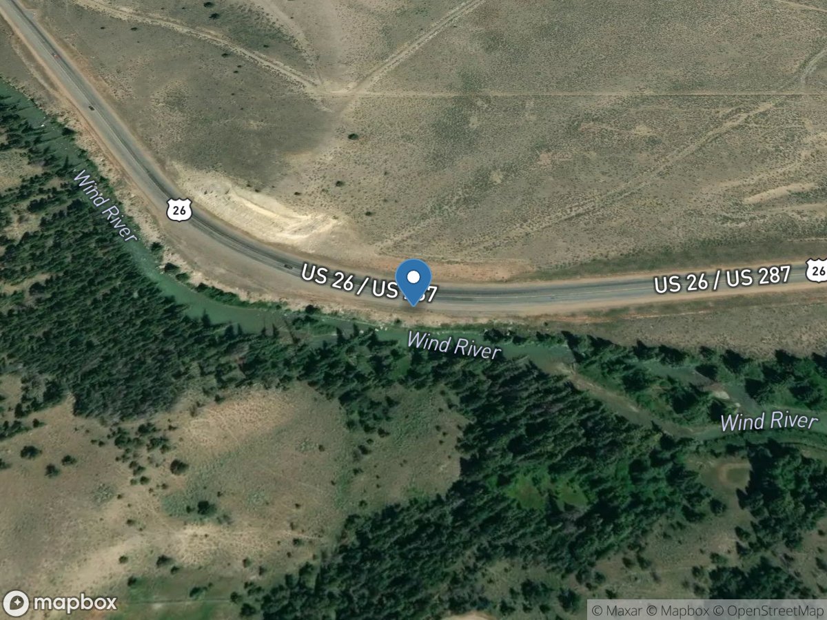 Wind River near Dubois, WY location