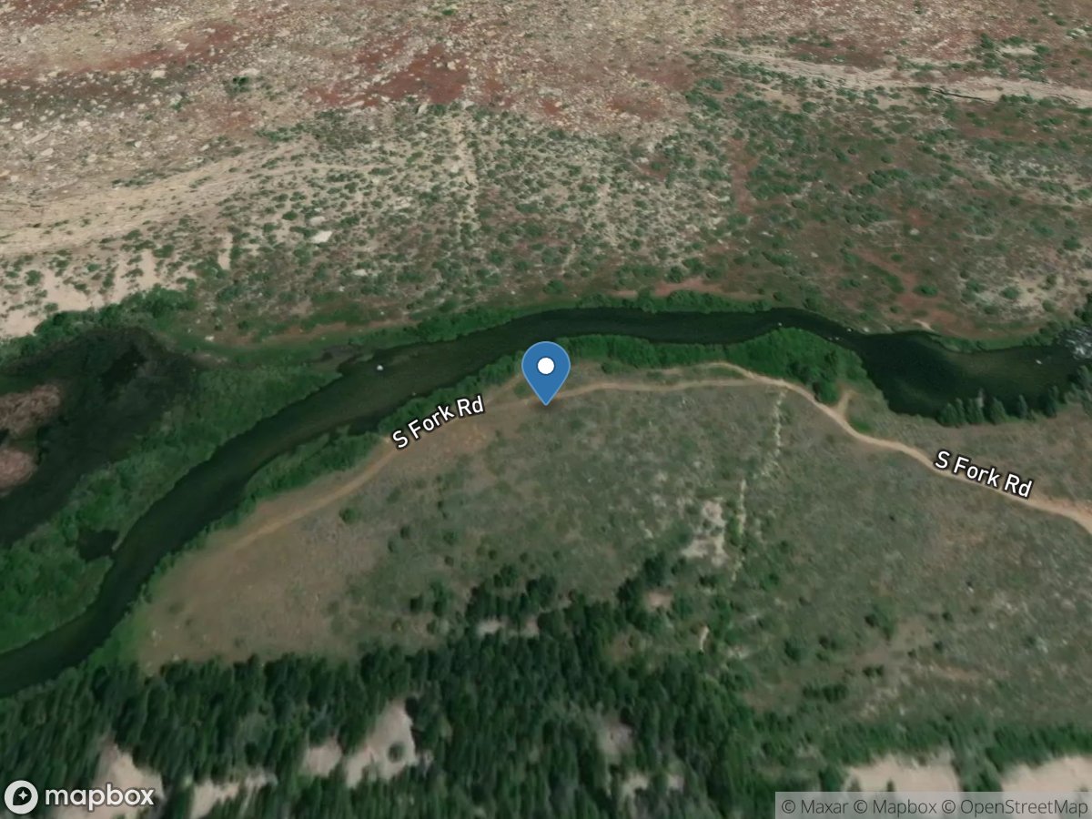 SF L Wind Riv above Washakie RES, near Ft Washakie, WY location