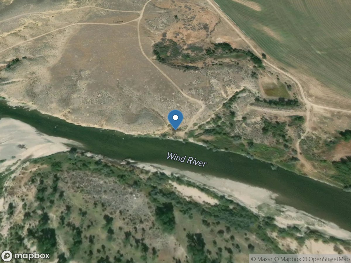 Wind River above Boysen Reservoir, near Shoshoni, WY location