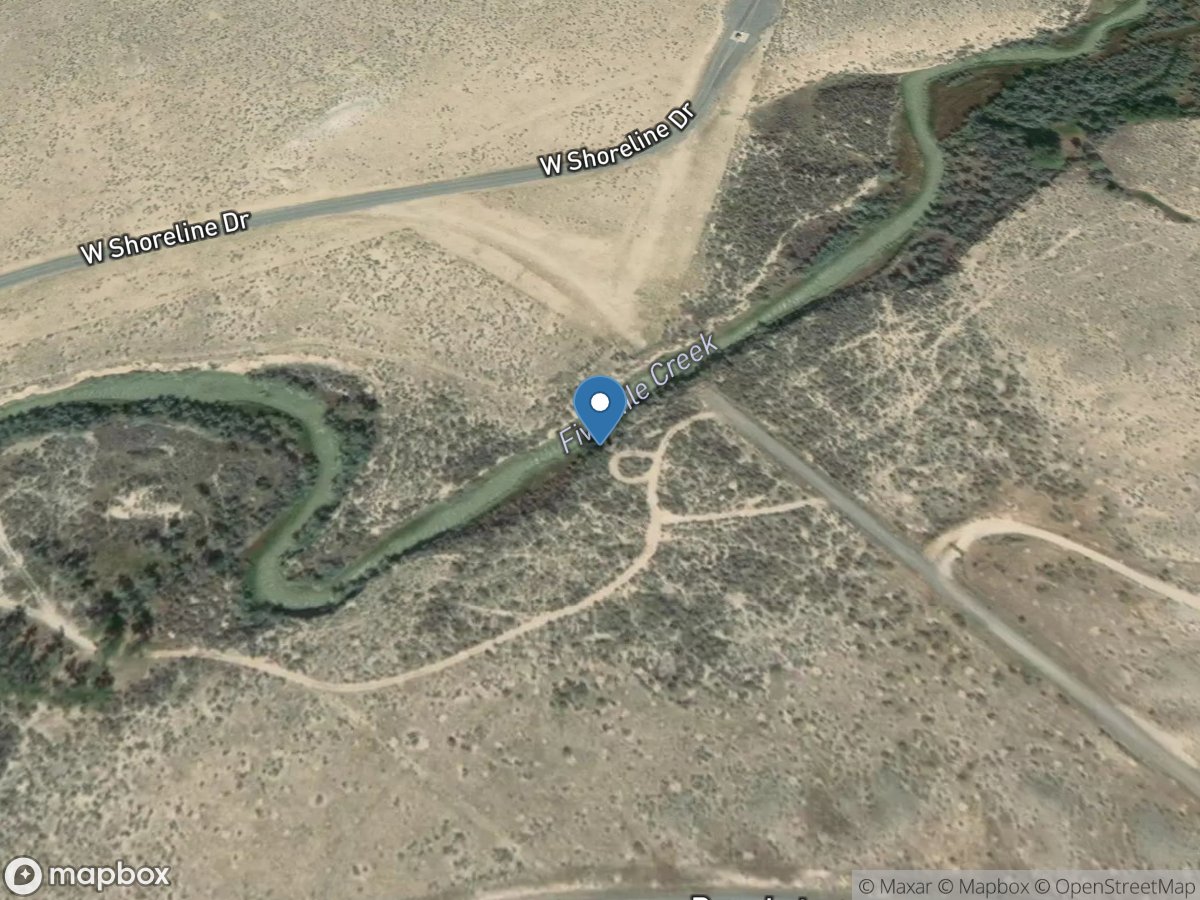 Fivemile Creek near Shoshoni, WY location