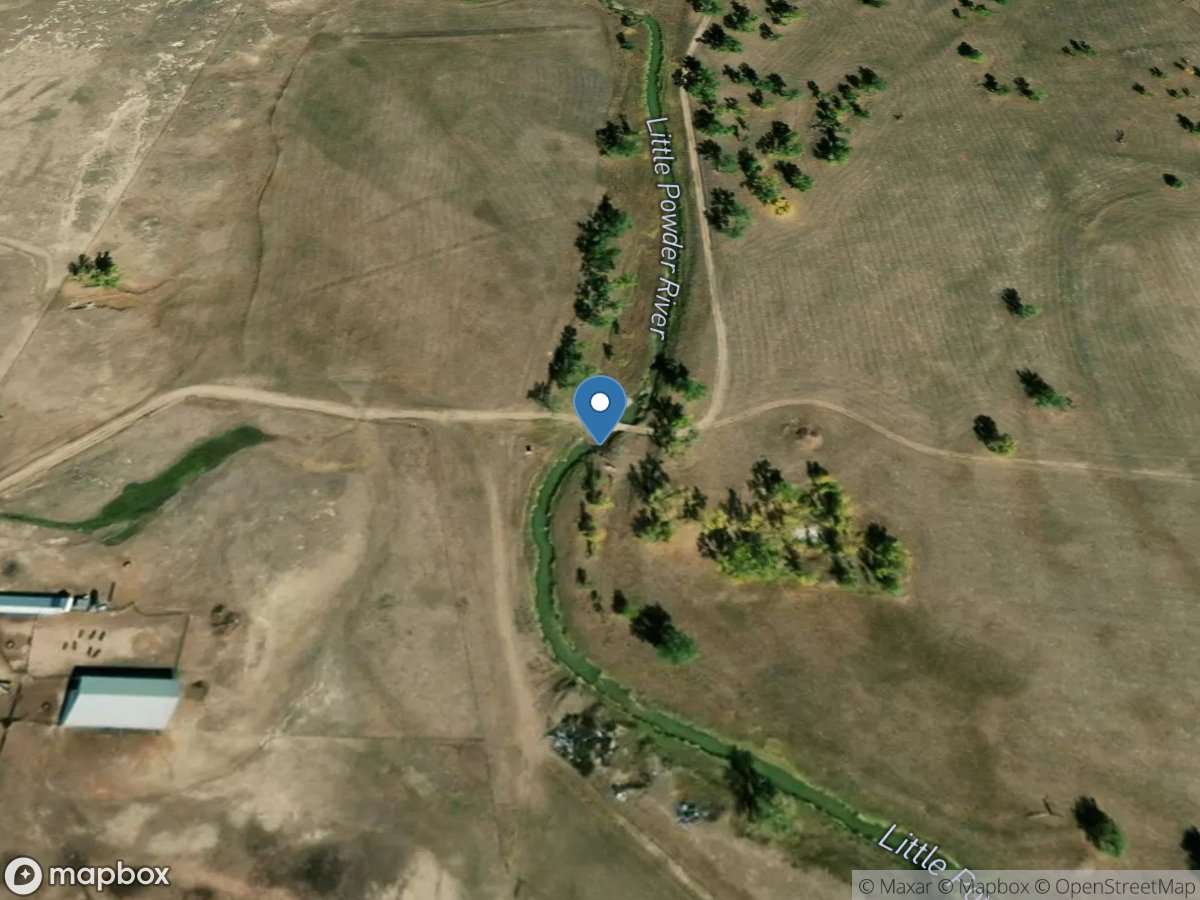 Little Powder River above Dry Creek, near Weston, WY location