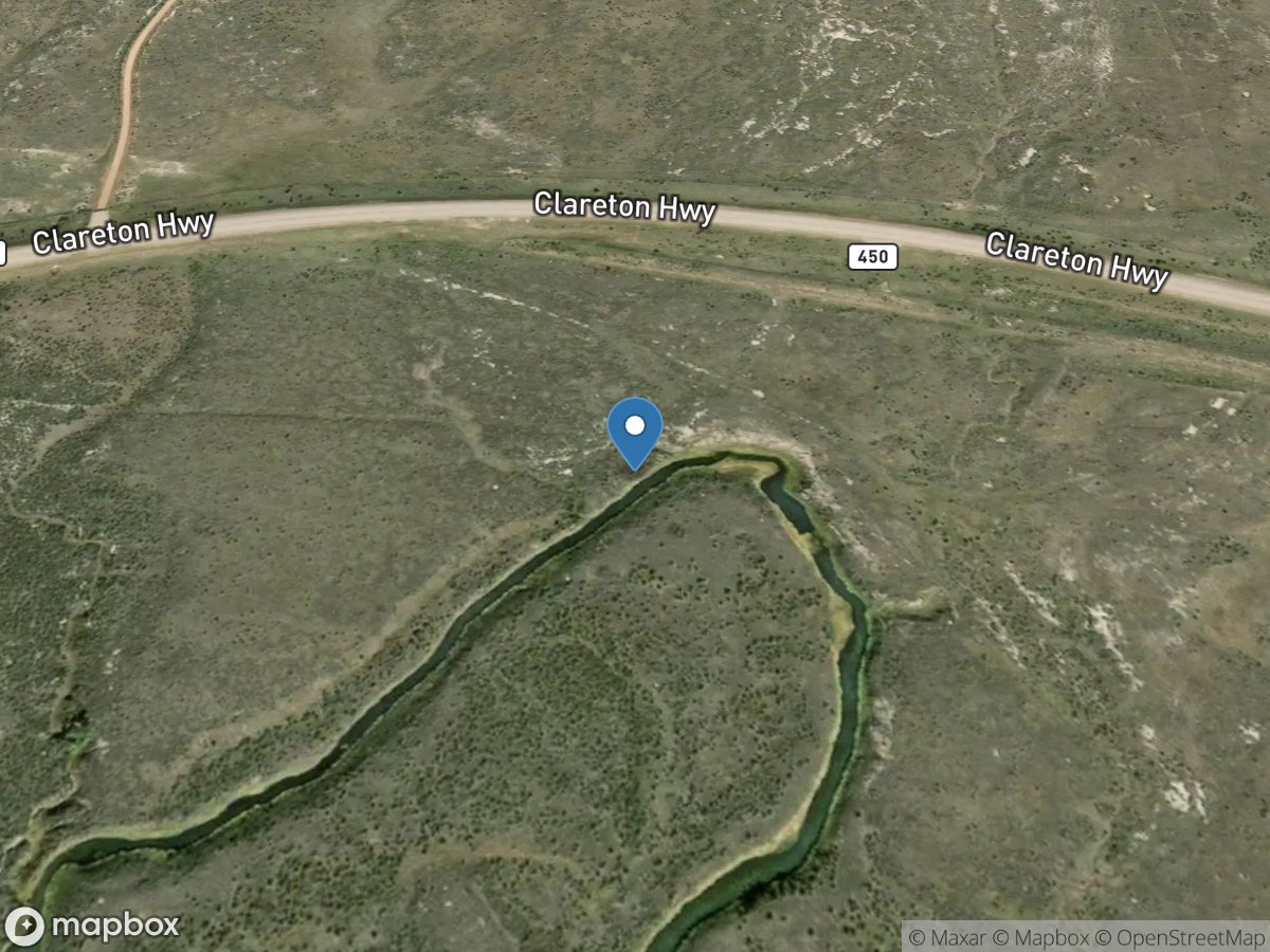 Little Thunder Creek bl School Cr, near Wright, WY location