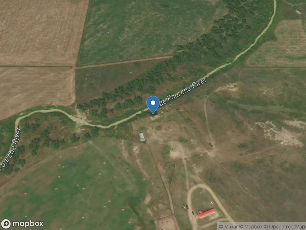 Belle Fourche River below Moorcroft, WY location