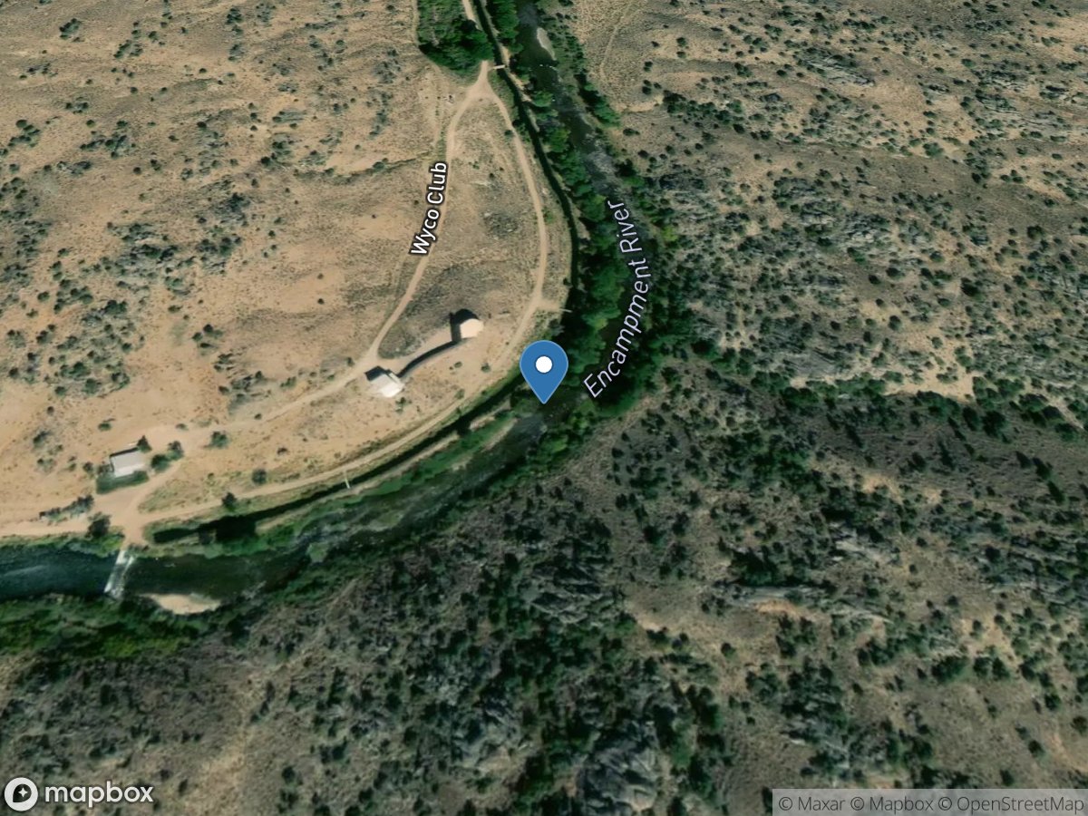 Encampment River at Mouth, near Encampment, WY location
