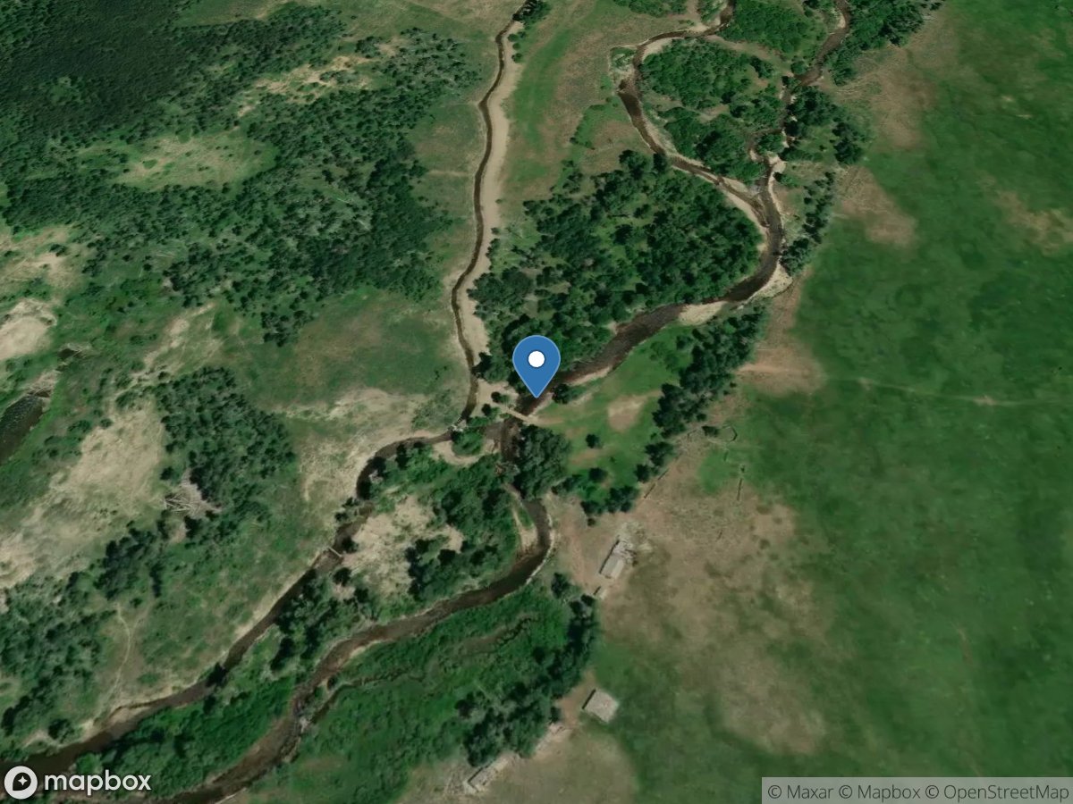 Medicine Bow River ab East Fork Med Bow near Elk Mountain, WY location