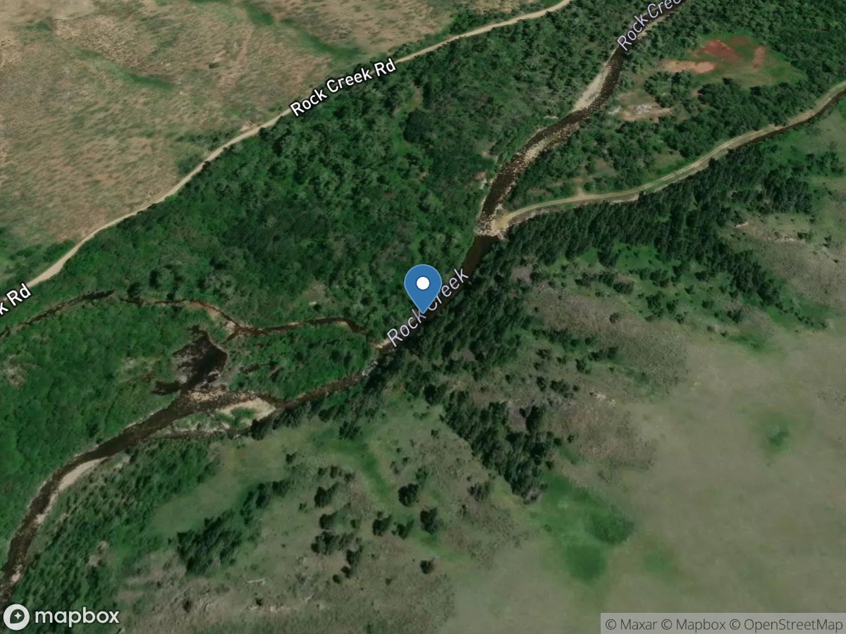 Rock Creek above King Canyon Canal, near Arlington, WY location