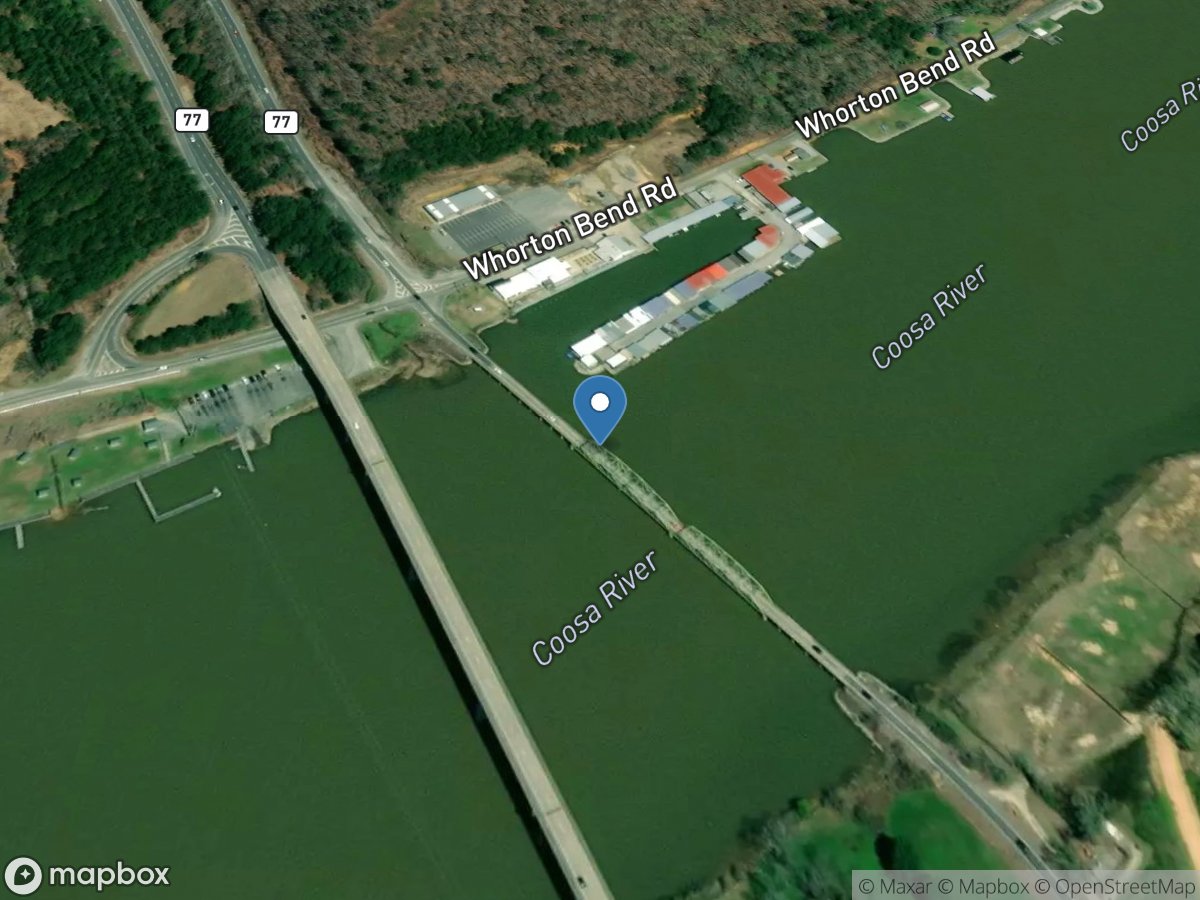 Coosa River near Southside, Ala location