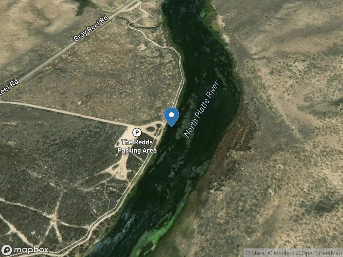 North Platte River at Alcova, WY location