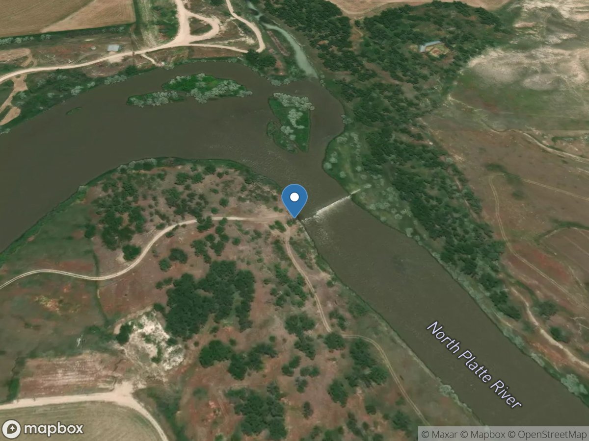 North Platte River at Orin, WY location