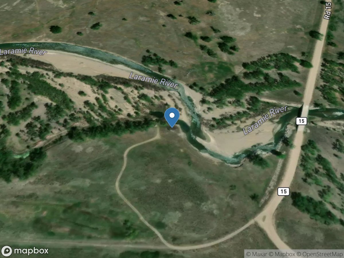 Laramie River near Fort Laramie, WY location