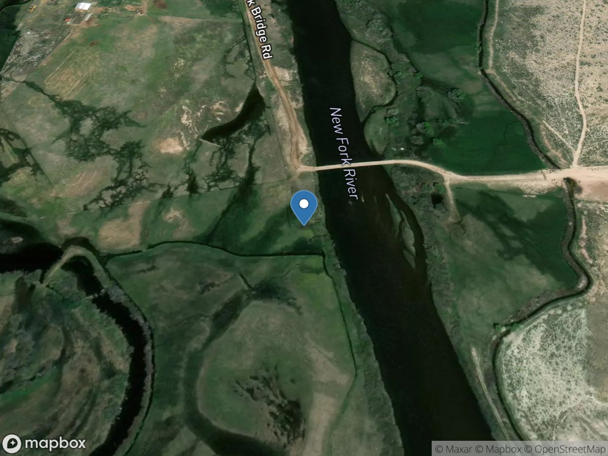 New Fork River near Big Piney, WY location