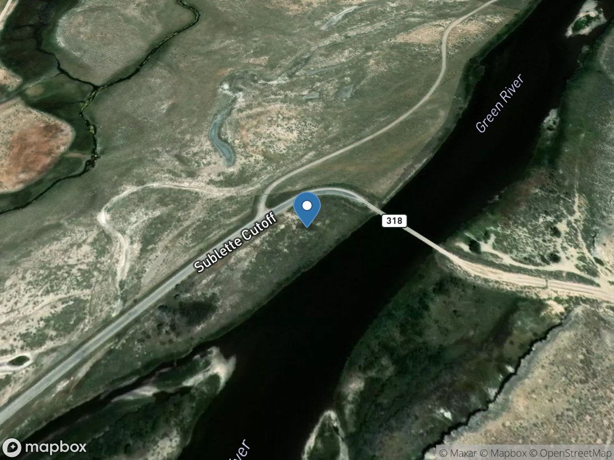 Green River near LA Barge, WY location