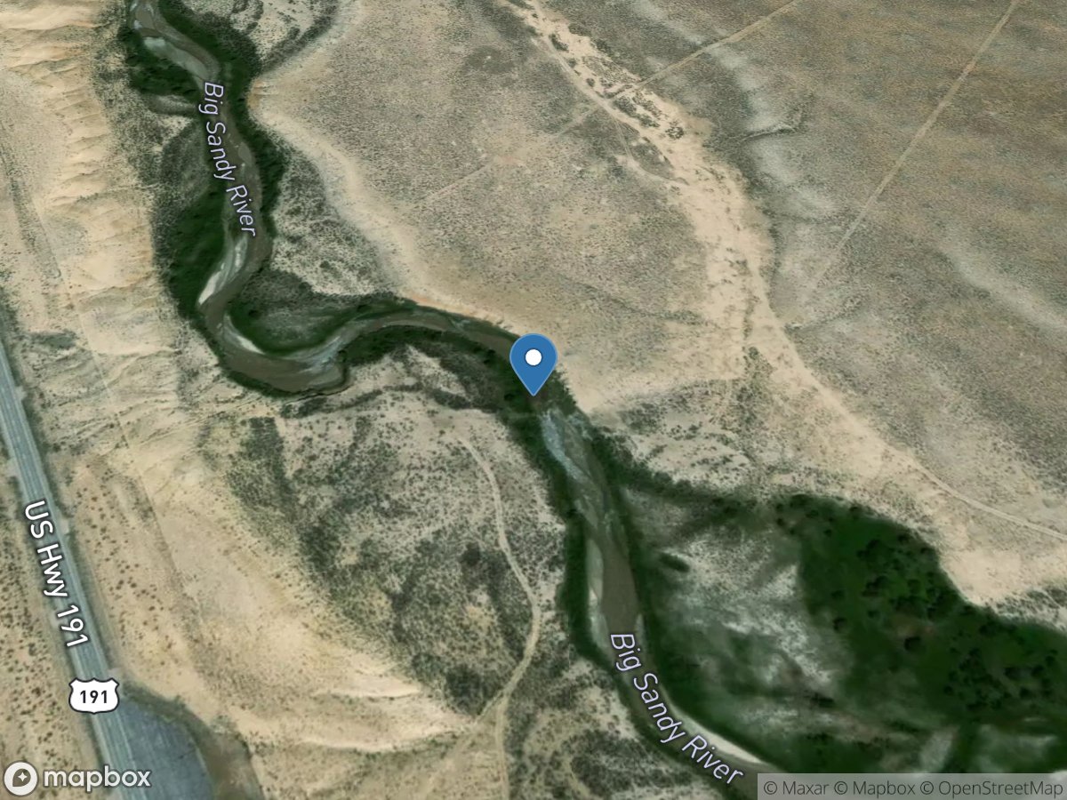 Big Sandy River near Farson, WY location