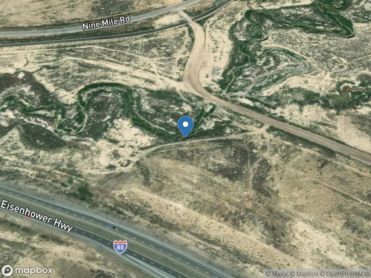 Deadman Wash near Point of Rocks, WY location