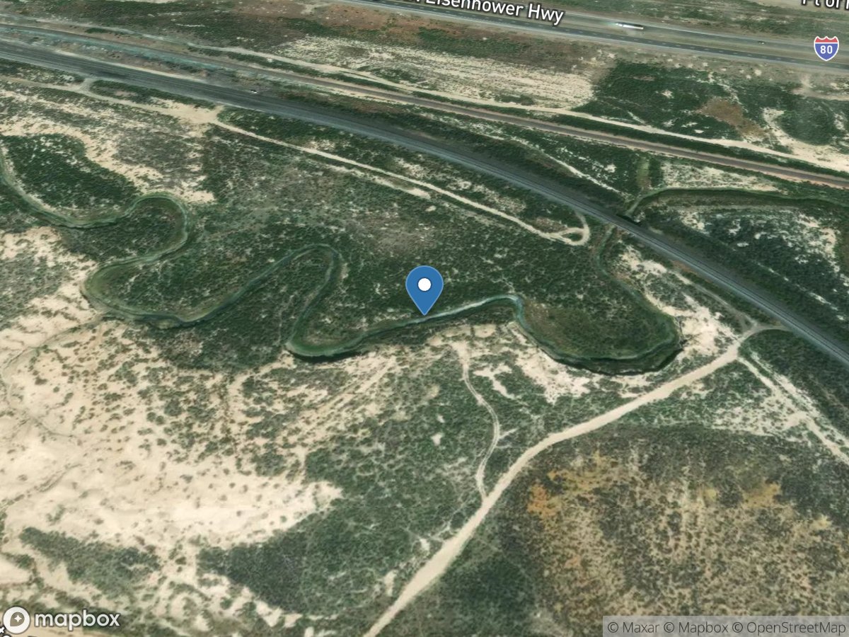 Bitter Creek near Point of Rocks, WY location