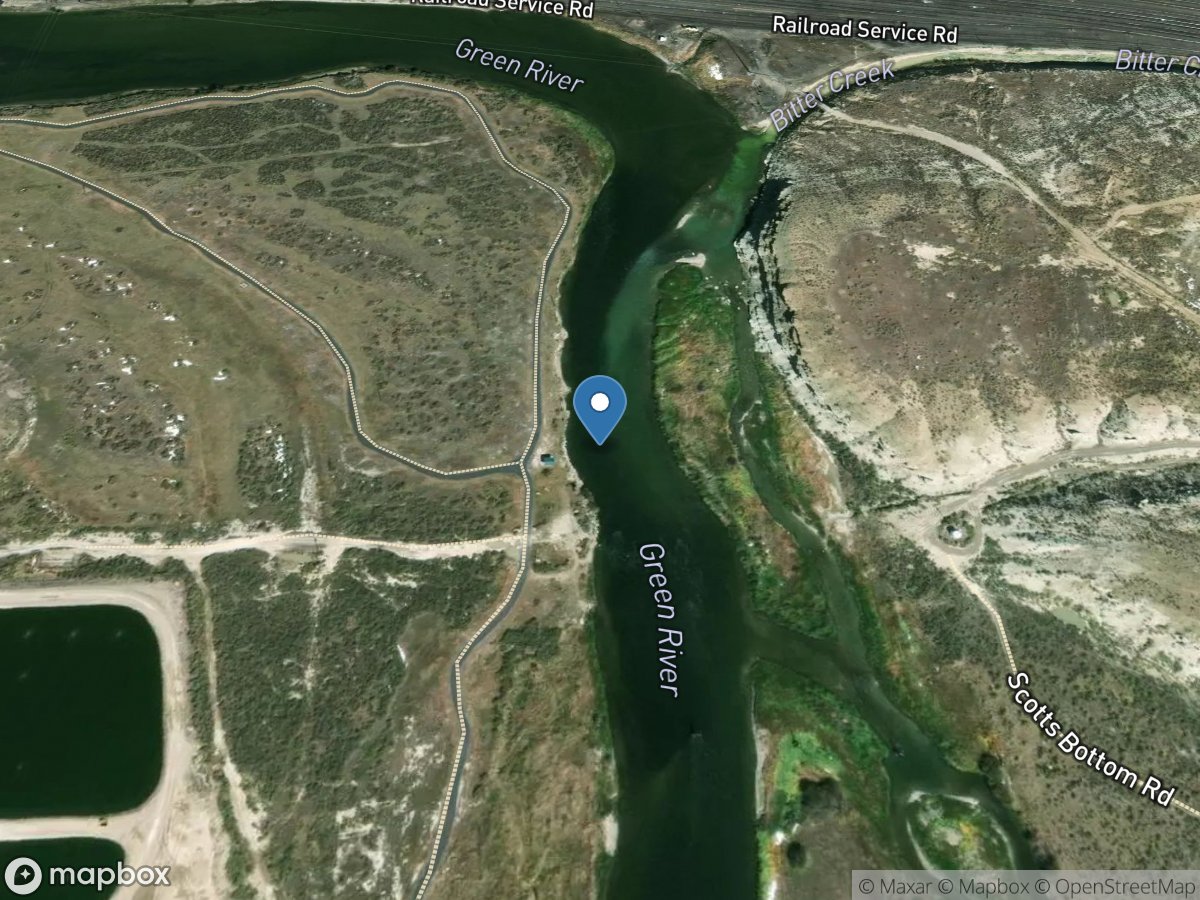 Green River near Green River, WY location