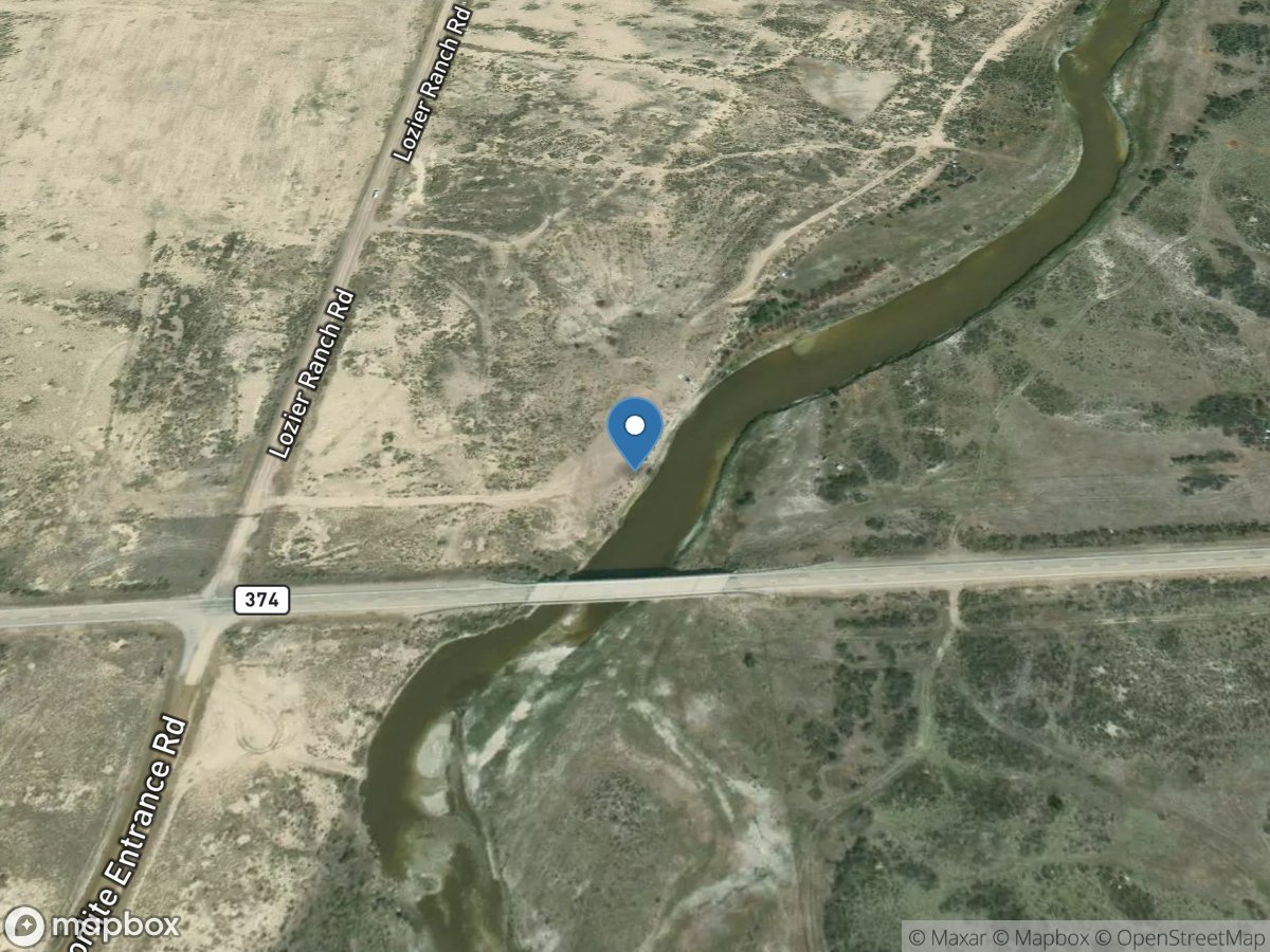 Blacks Fork near Little America, WY location