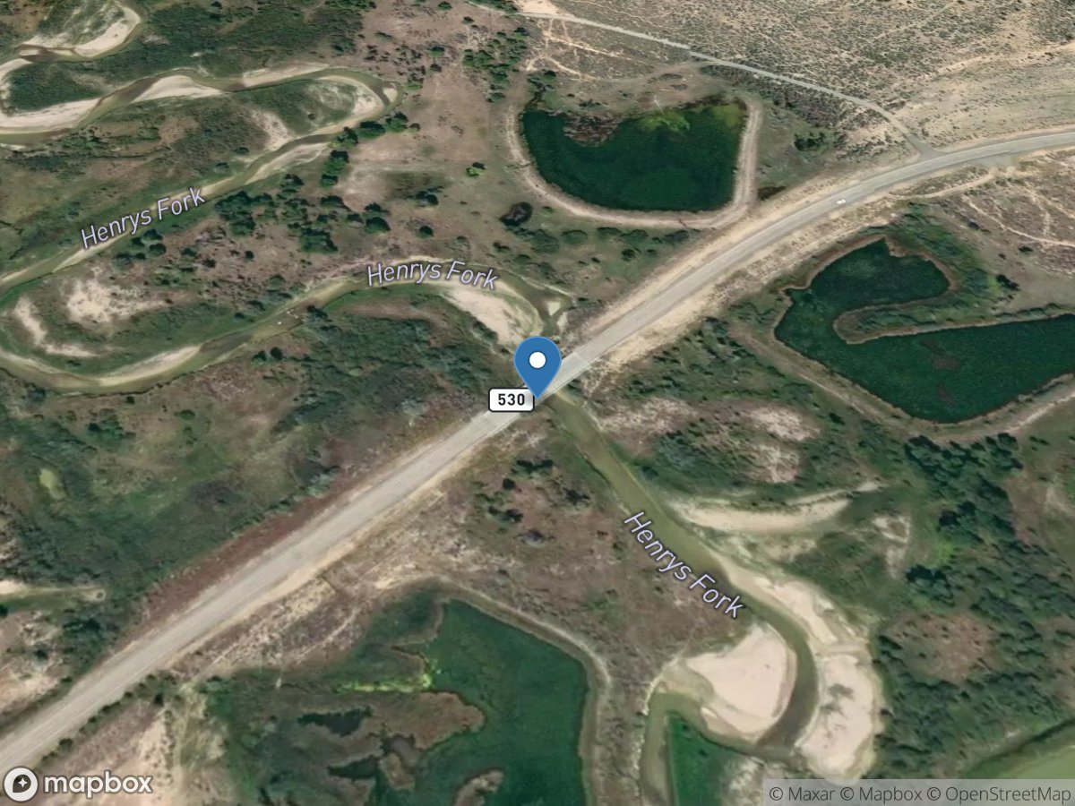 Henrys Fork near Manila, UT location