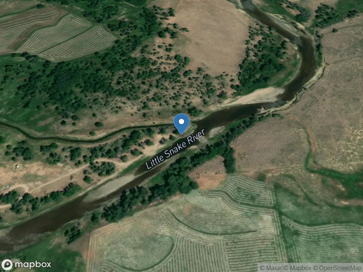 Little Snake River bl Gibson Blair Ditch, near Baggs, WY location