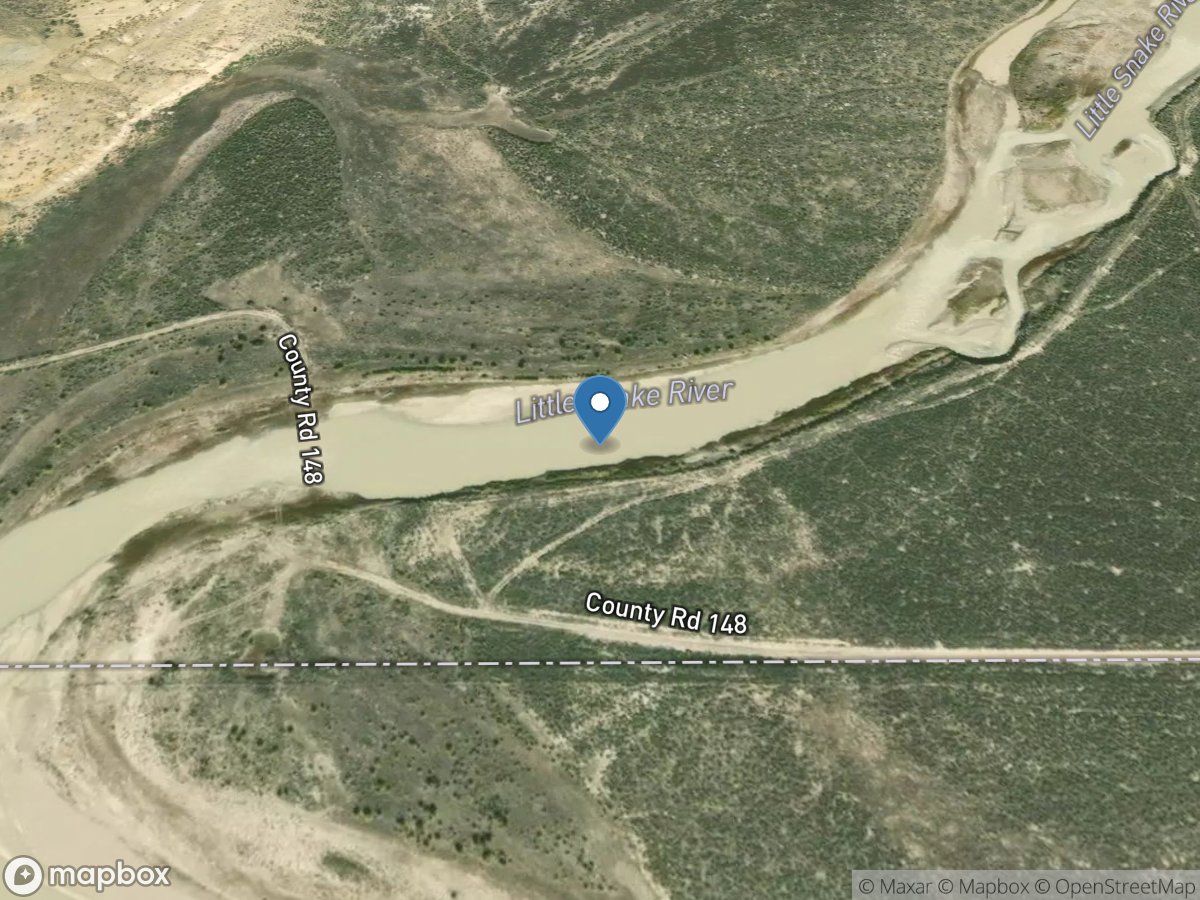 Little Snake River bl Dry Gulch, near Baggs, WY location