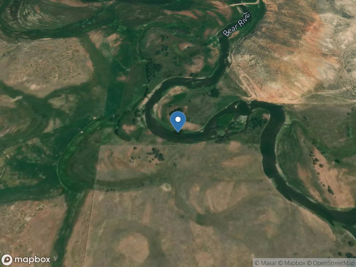 Bear River above Reservoir, near Woodruff, UT location