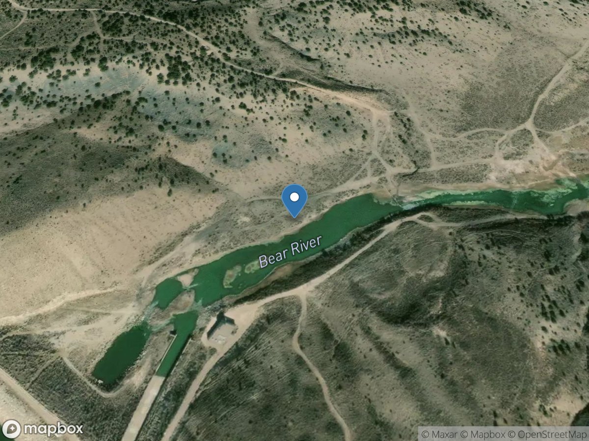 Bear River below Reservoir, near Woodruff, UT location