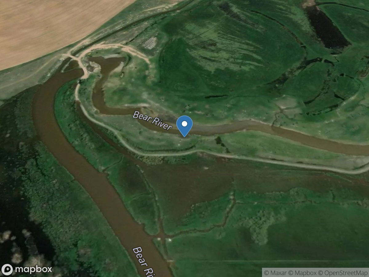Bear River below Pixley DAM, near Cokeville, WY location