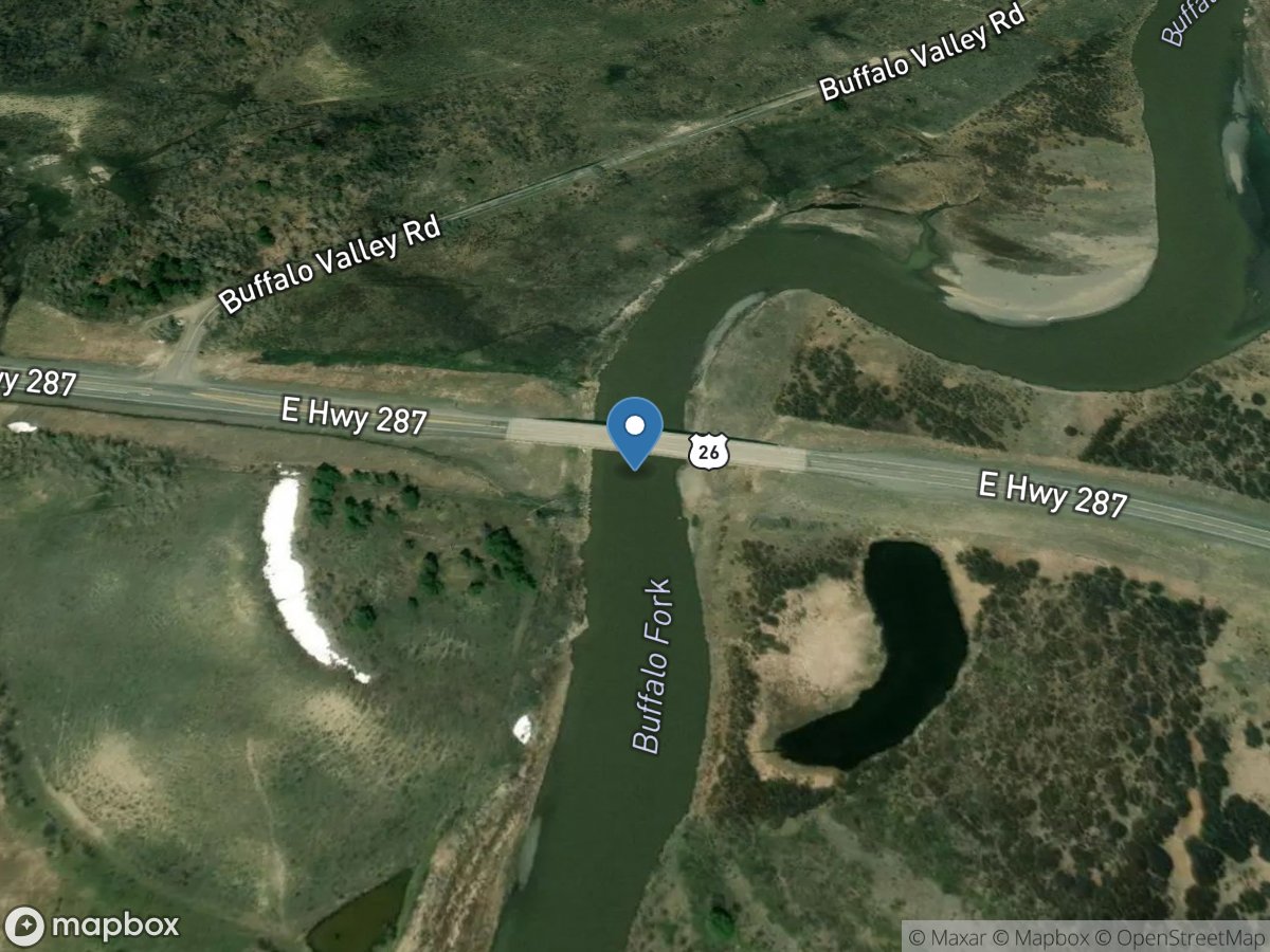 Buffalo Fork above Lava Creek, near Moran, WY location