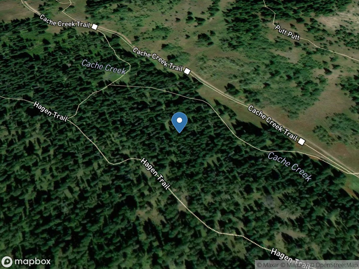 Cache Creek near Jackson, WY location