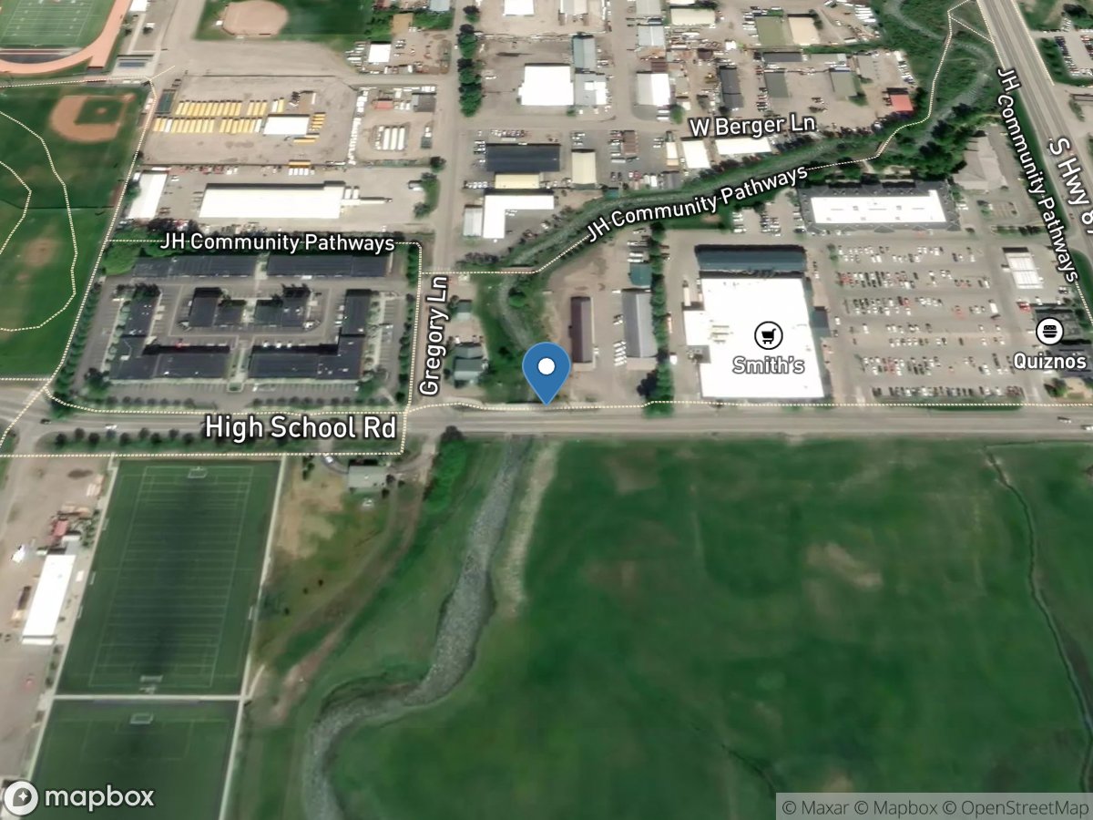 Flat Creek below Cache Creek, near Jackson, WY location