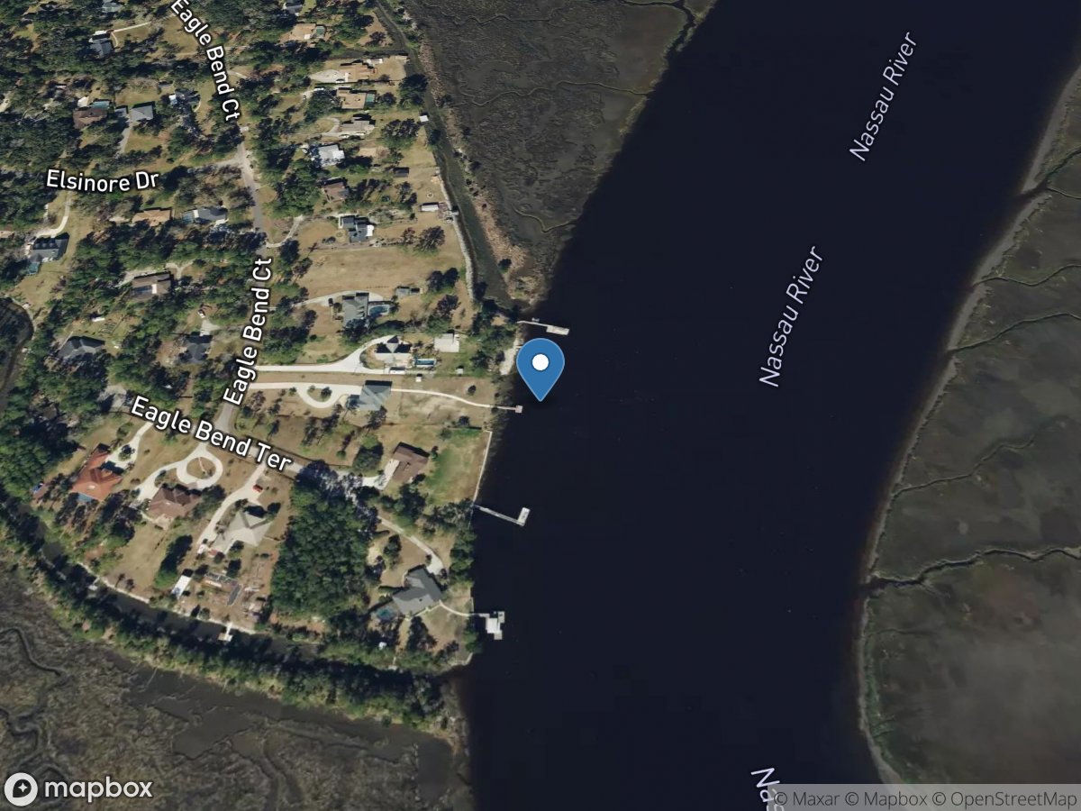 Nassau River near Tisonia, FL location