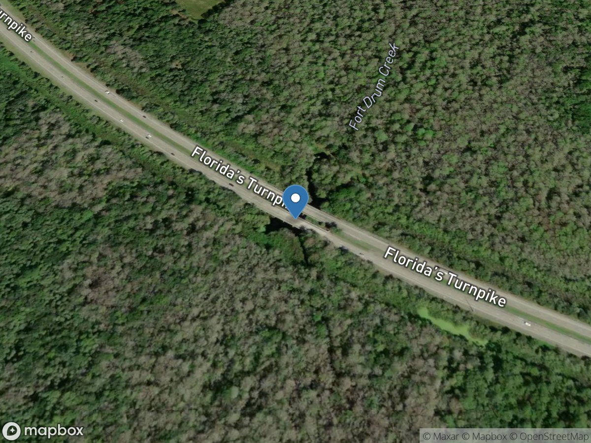 Ft Drum Creek at Sunshine ST Pky near Ft Drum, FL location