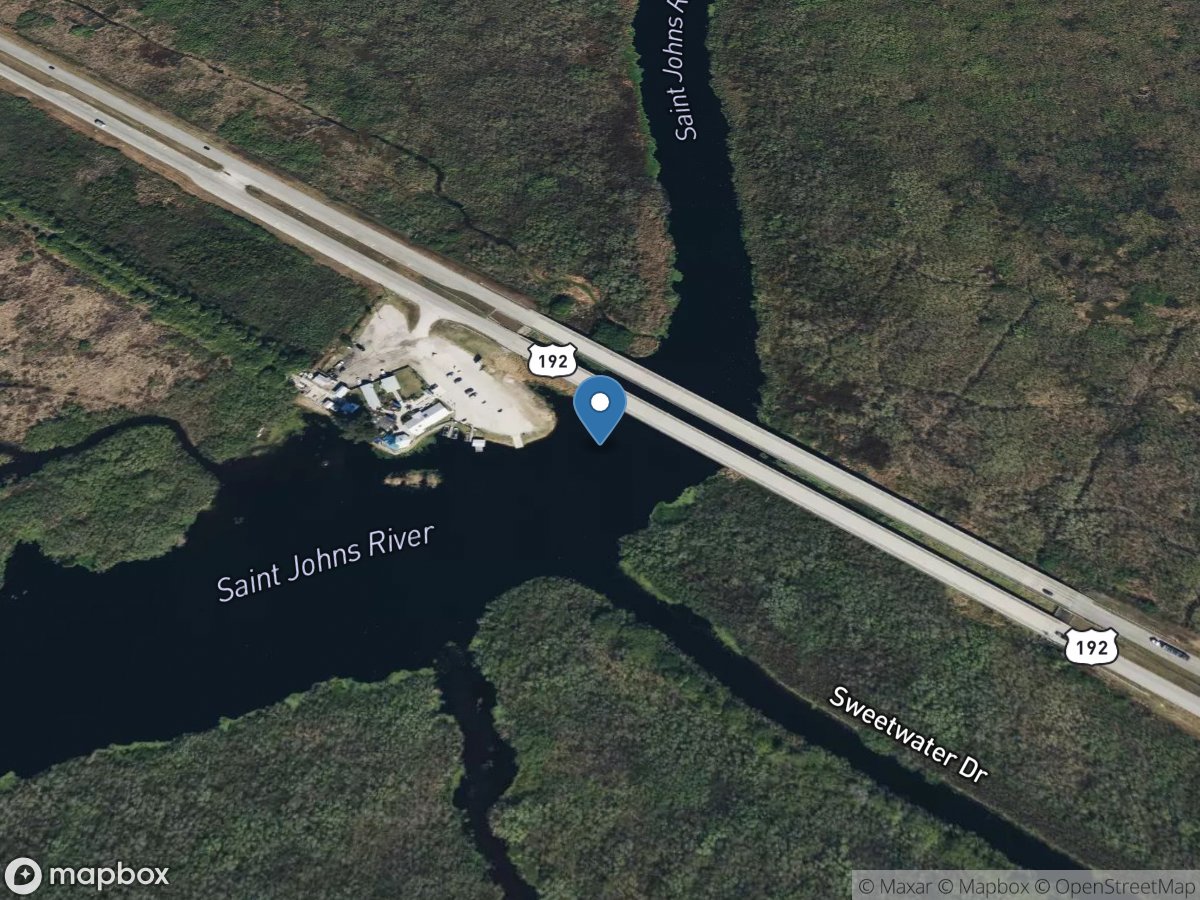 St. Johns River near Melbourne, FL location