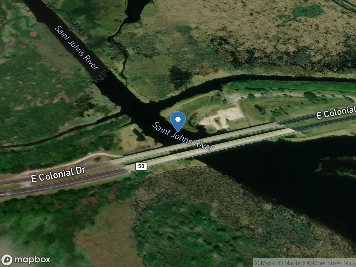 St. Johns River near Christmas, FL location