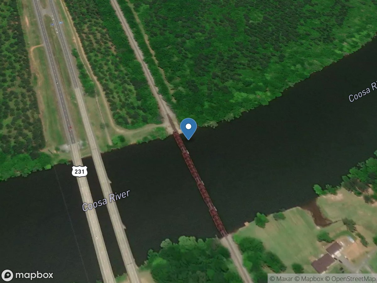 Coosa River at Childersburg AL location