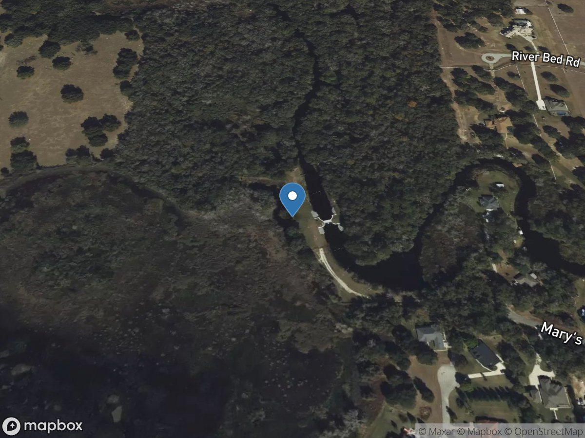 Palatlakaha River below Spwy, near Mascotte, FL location