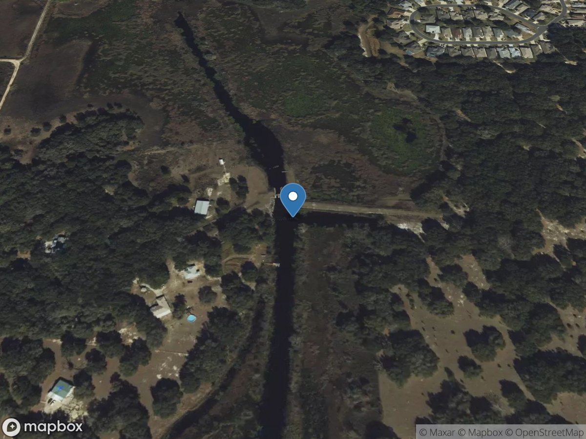 Palatlakaha River at Structure M-6 near Mascotte, FL location