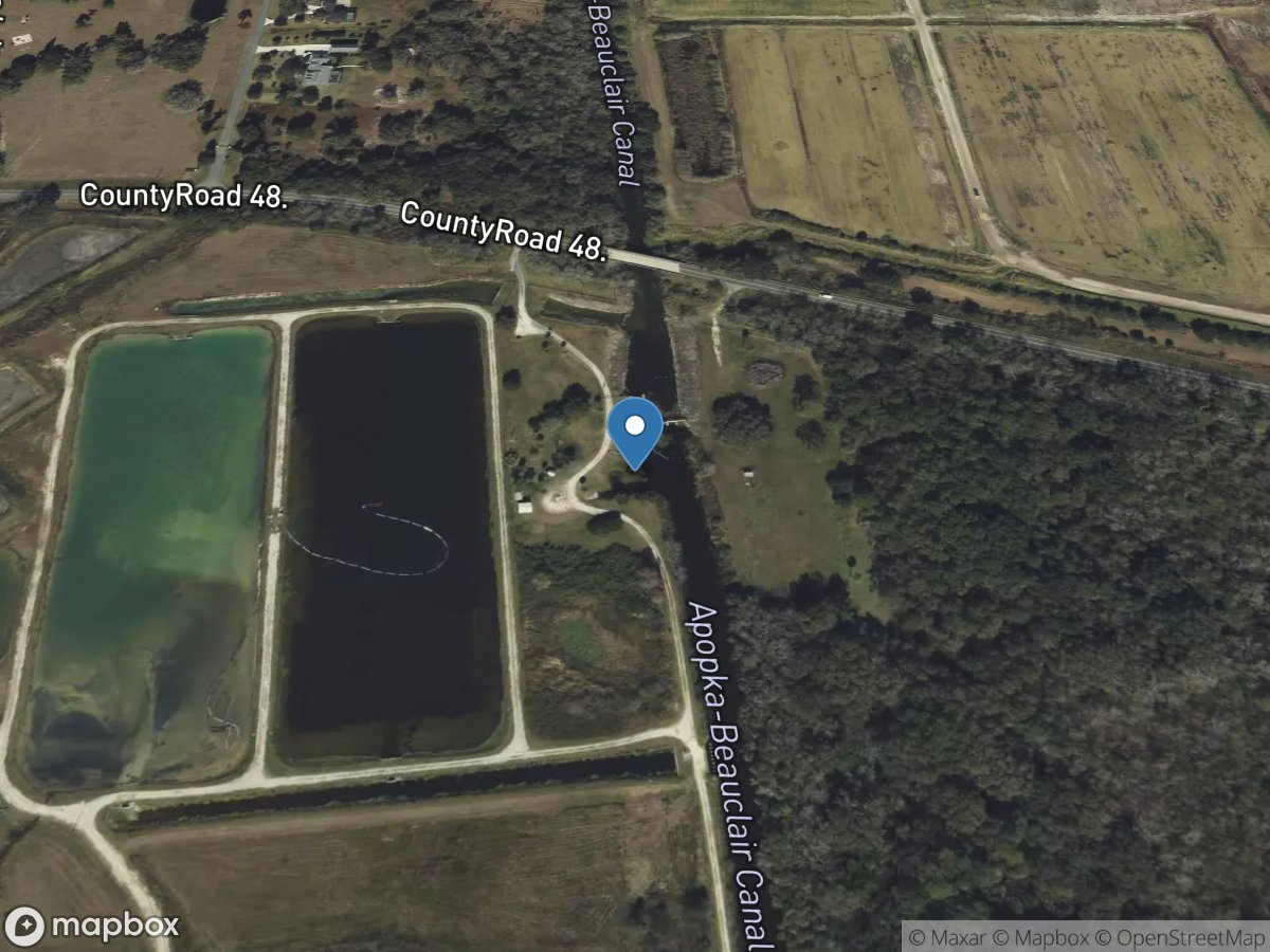 Apopka-Beauclair Canal near Astatula, FL location