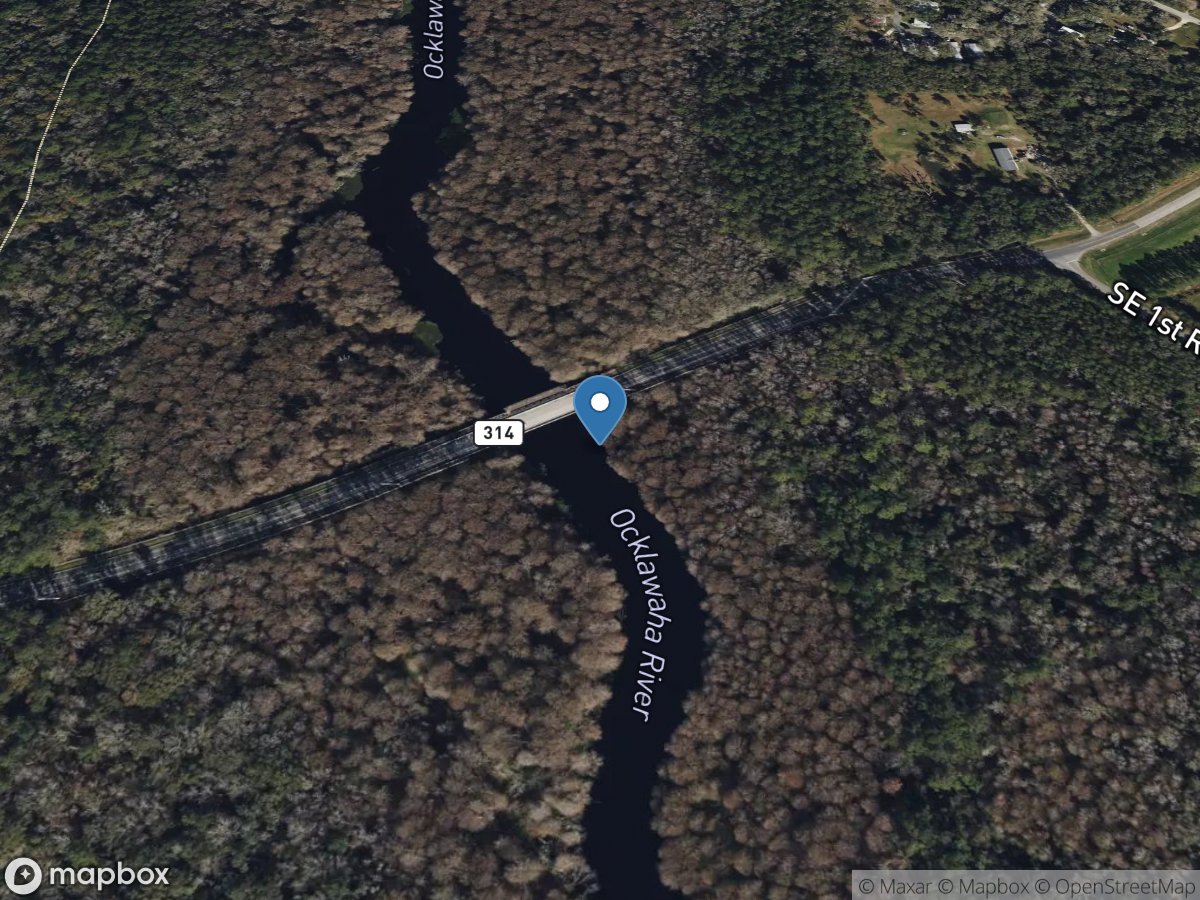 Ocklawaha River near Ocala,Fla. location