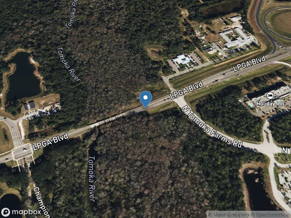 Tomoka River near Holly Hill, FL location