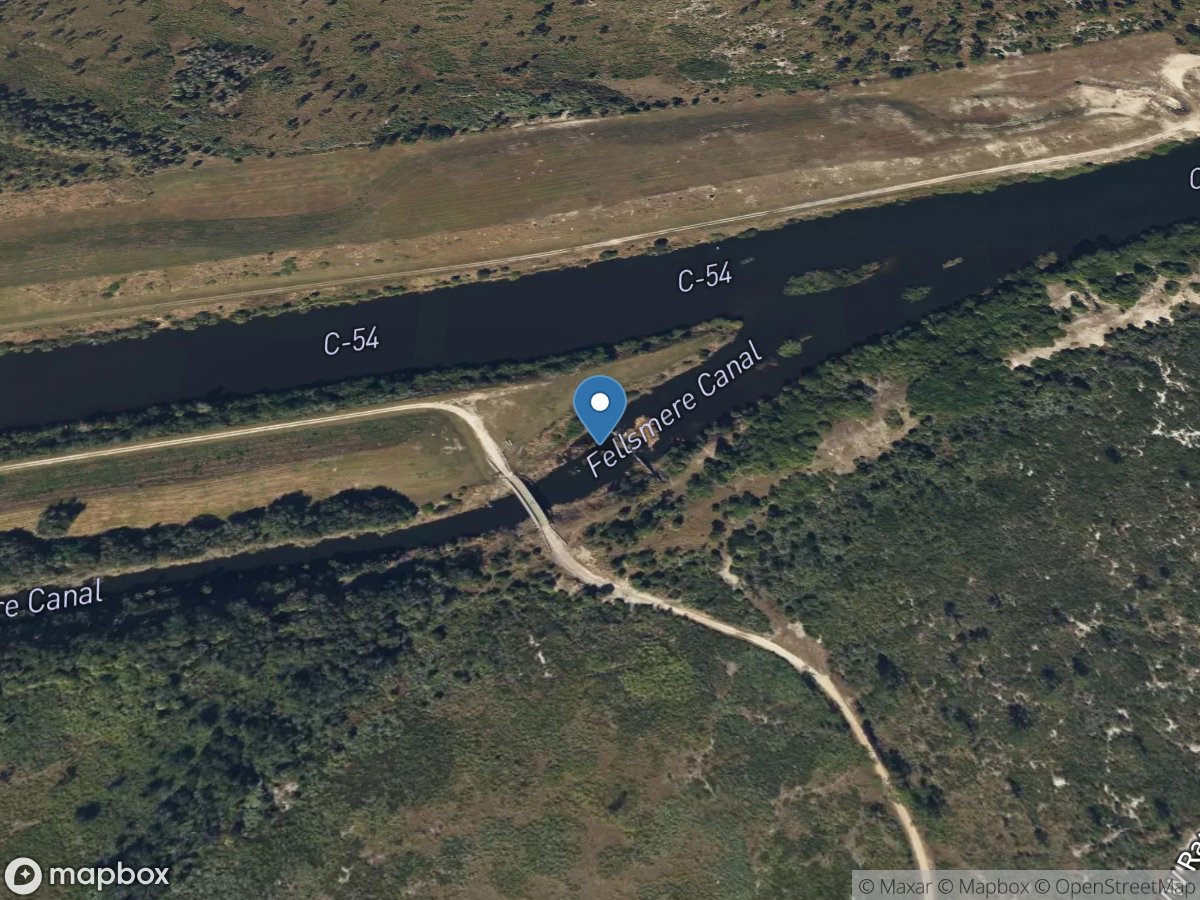 Fellsmere Canal near Micco, FL location