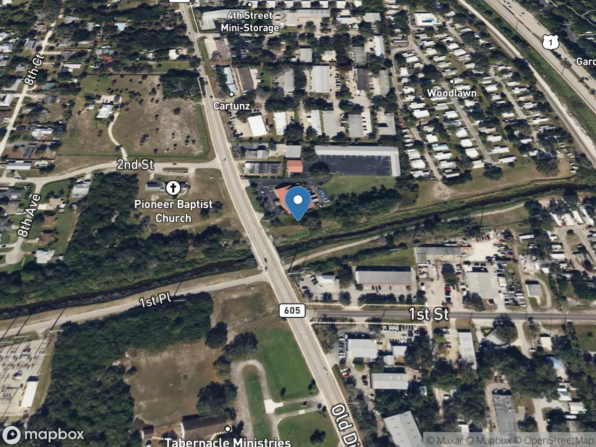 South Canal near Vero Beach, FL location