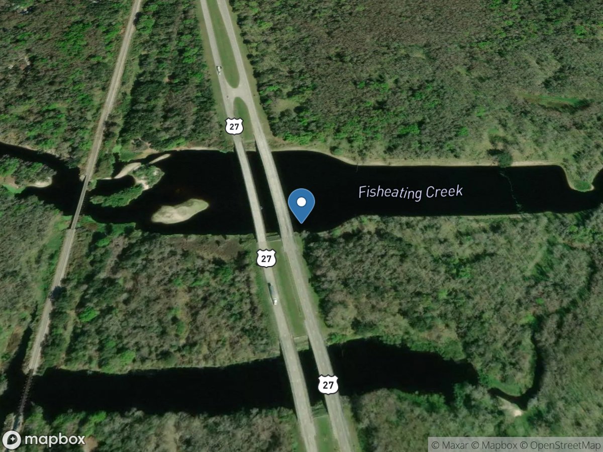 Fisheating Creek at Palmdale, FL location