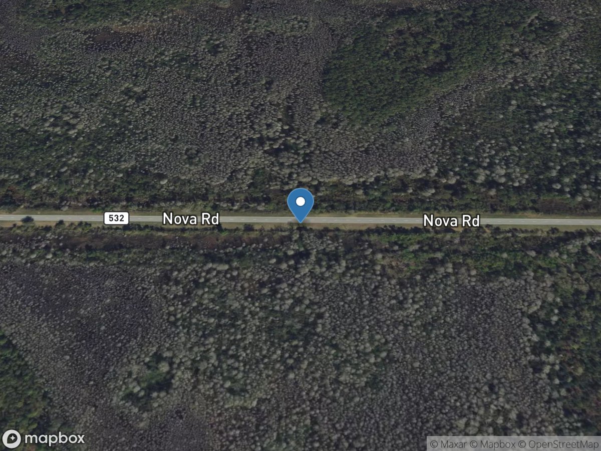 Cat Island Swamp at Nova Road near Narcoossee, FL location