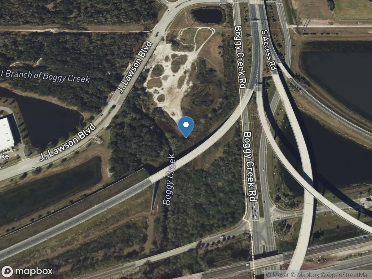 Boggy Creek near Taft, FL location