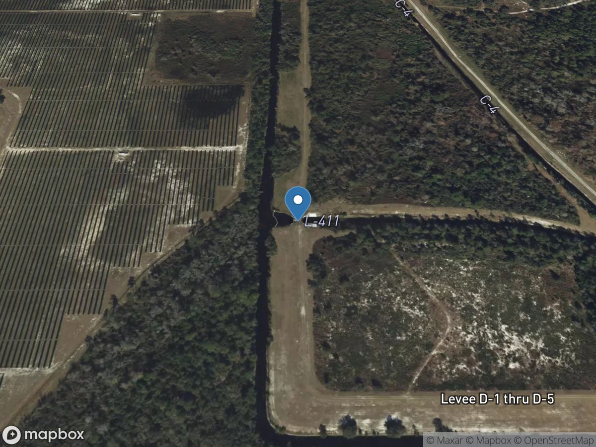 Whittenhorse Creek at S-411, near Vineland, FL location